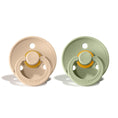 Load image into Gallery viewer, BIBS Natural Rubber Pacifier 2 Pack Size 1
