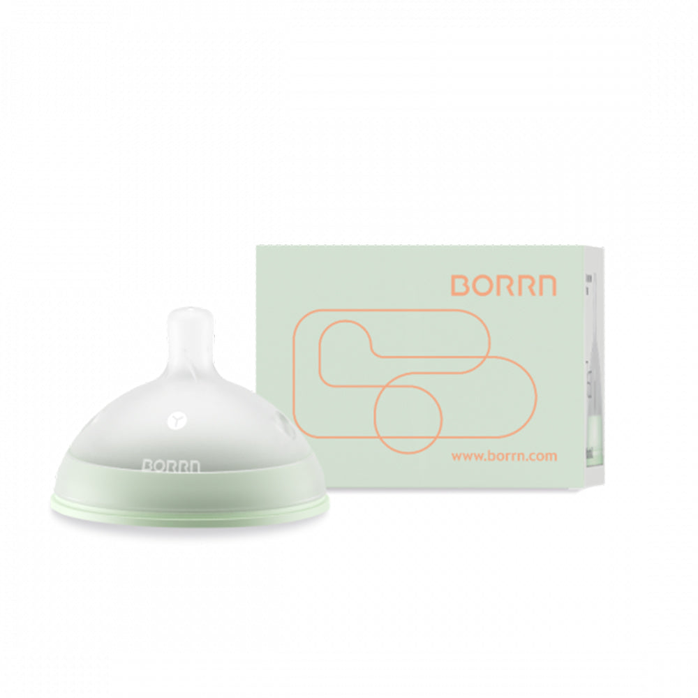 Borrn Silicone Teat Green / حلمة بورن سيليكون باللون الأخضر